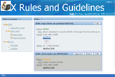 APEX Rules & Guidelines
