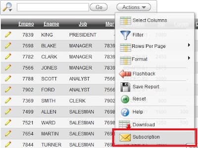 APEX IR: Subscriptions with Bind Variables and VPD